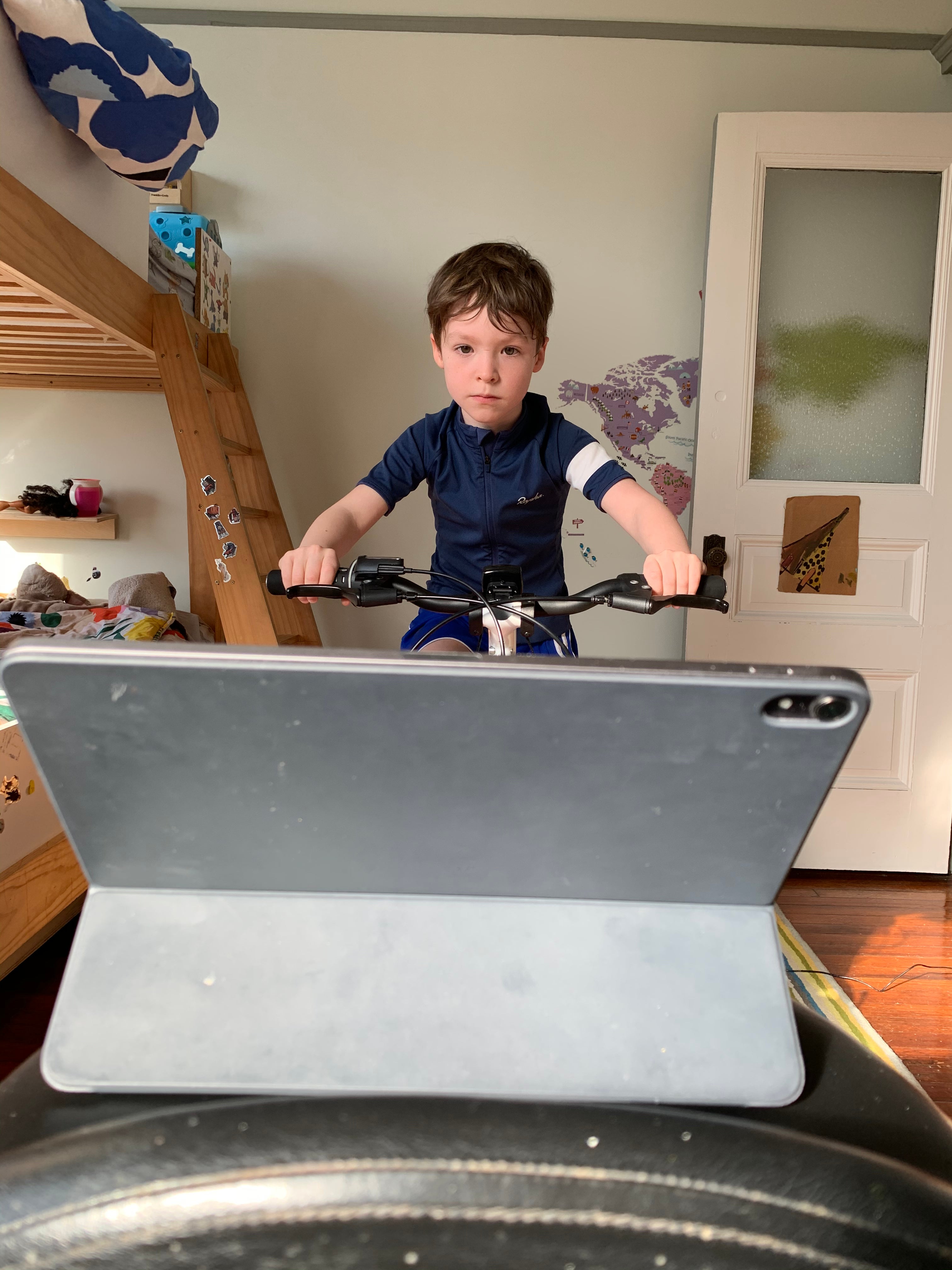 Indoor cycling for online kids